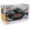 Gibson Home® Newton 7-Piece Black Carbon Steel Cookware Set